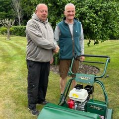 New Mower Pitch Perfect: A Big Thank You to Councillor Bruce Laughton