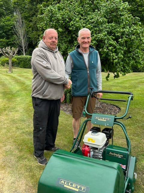 New Mower Pitch Perfect: A Big Thank You to Councillor Bruce Laughton